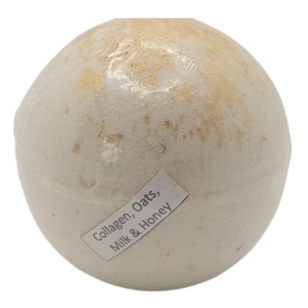 Collagen, Oats, Milk & Honey Bath Bomb