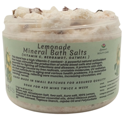 Lemonade Mineral Bath Salts - Side