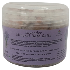 Lavender Mineral Bath Salts - Front
