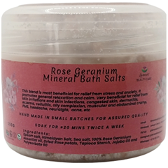 Rose Geranium Mineral Bath Salts